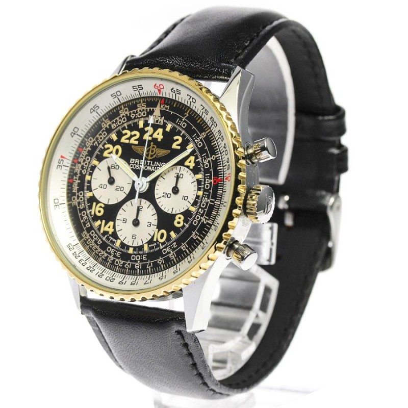 ☆美品【BREITLING】ブライトリング ナビタイマー コスモノート クロノグラフ B12019 手巻き メンズ_700497 |  LINEショッピング