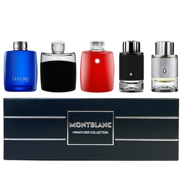 MONT BLANC 萬寶龍 迷你香氛組-4.5MLx5入(經典+烈紅+探尋旅者+極限探尋+紳藍)
