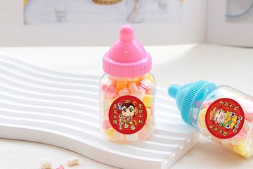 三太子 小奶瓶糖果  迷你粉彩棉花糖  Q版神明祝壽 聖誕千秋