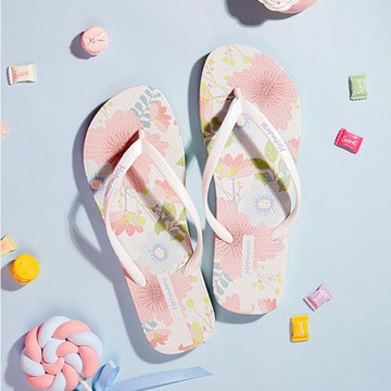 hotmarzz/黑瑪人字拖女外穿時尚沙灘鞋夾腳夾板防滑浴室洗澡拖鞋