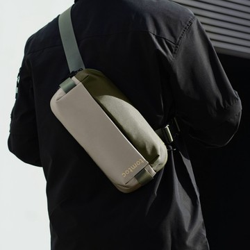 Tomtoc 玩家隨身 單肩包 森林綠 - S