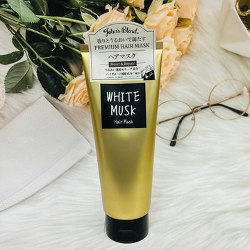 日本 John's Blend  高效滲透瞬間香氛護髮膜 白麝香 200g｜全店$199免運｜雙12嘉年華⚡專櫃 美妝 香氛 保養 禮享保養 香約聖誕