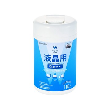 ELECOM 無酒精液晶螢幕擦拭巾v5-110枚