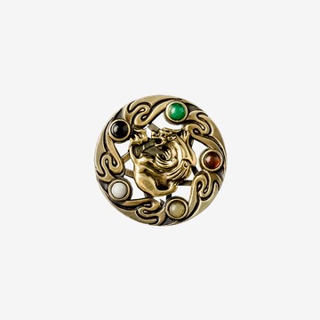 【JK銀飾】五行貔貅 / 黃銅【招財金幣】