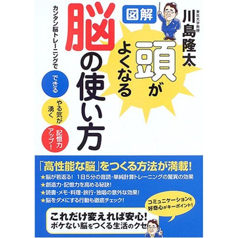 図解 頭がよくなる脳の使い方?カンタン脳トレーニングでできる・やる気が湧く・記憶力アップ