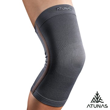 【ATUNAS 歐都納】COOLMAX透氣護膝/透氣休閒防護護具-14CM（A1SAGZ04炭灰）_廠商直送