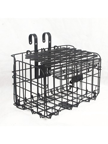 自行車籃 自行車籃子前車筐單車山地車通用折疊車籃車簍后貨架車筐菜籃子 【CM5752】