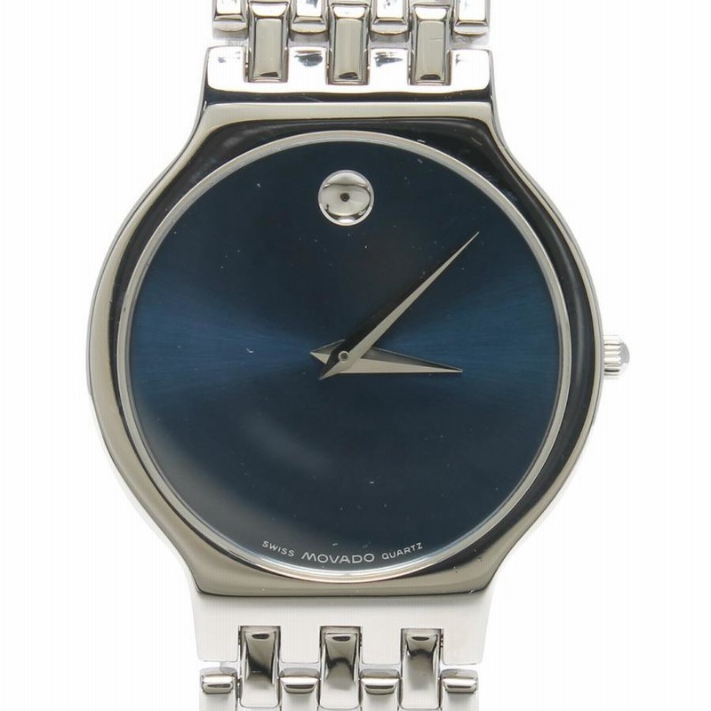 モバード 腕時計 クオーツ ブルー 84.19.861/1.4 ユニセックス MOVADO