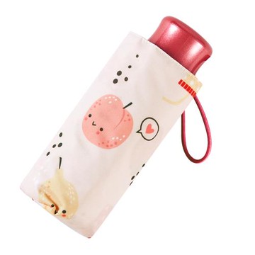 【RAINSTORY】莓好時光 抗UV手開迷你口袋傘 多色