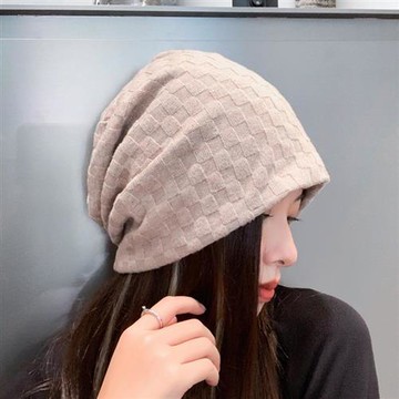 【巴黎精品】針織帽毛帽-純色堆堆帽韓版百搭女帽子4色a1dk11