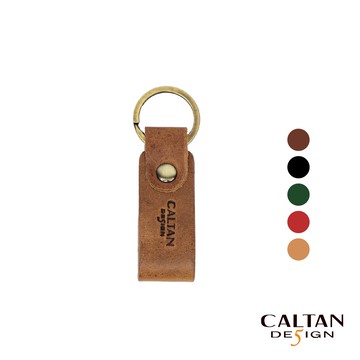 【CALTAN】真皮/鑰匙圈 | 真皮短摺鑰匙圈-2218_兩色