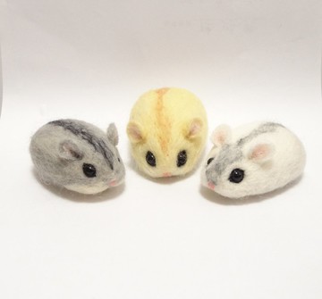 小倉鼠 -羊毛氈擺飾
