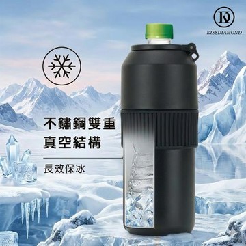 【KISSDIAMOND】寶特瓶專用雙層保冰保溫杯(KDOB-1004)