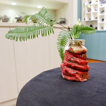 扭轉乾坤 釉燒 手工創意茶席花器