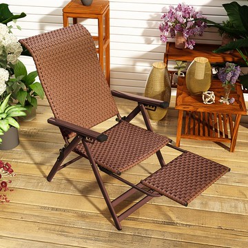 【臺灣公司 可打統編】免運 折疊椅 藤编椅子凉椅可折叠睡椅藤椅家用躺椅可坐可躺午睡便携凉靠椅 可開發票 全館五折 工廠現貨直銷 新品特價 m10024