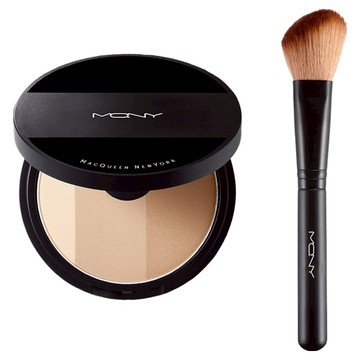 MACQUEEN 3色修容盤  米棕色  1個