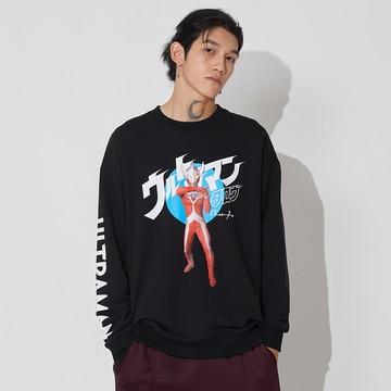 【ULTRAMAN】 超人力霸王太郎 大學服 (黑)