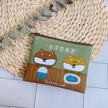 插畫零錢包-柴柴電鍋 | Littdlework