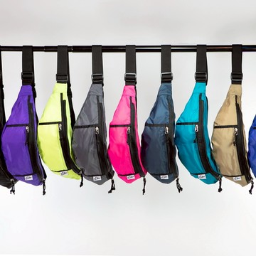 美國Drifter 防潑水420D 尼龍隨身腰包 (五色可選) - 微甜粉