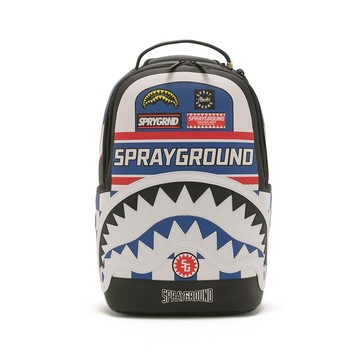 SPRAYGROUND 日本概念鋸齒鯊大容量後背包 藍色 G688070