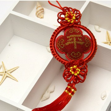 精準印花汽車十字繡平安福車掛件十字繡車掛飾平安符全珠繡情侶