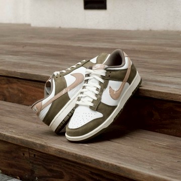 【逢甲 FUZZY】Nike Dunk Low 抹茶拿鐵 橄欖綠 綠 麂皮 FQ8250-200