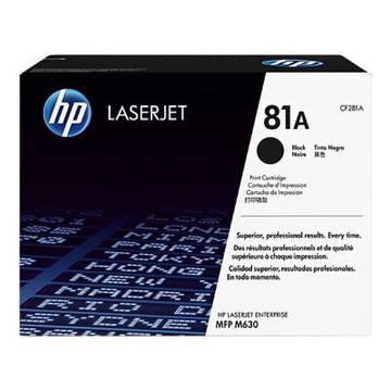 HP㊣原廠碳粉匣 CF281A / 81A 黑色 (5%覆蓋率10500張)適用HP LaserJet Pro M605n/M605dn/M605x/M606dn;M630f/M630h/M630z 雷射印表機 ★電話訂購專線:02-28958611