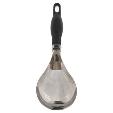 let's cook 樂司廚品 304不鏽鋼小菜匙  21.5cm  銀色 + 黑色  1支