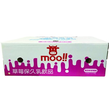 台農乳品 草莓保久乳(24瓶/箱)_草莓牛奶