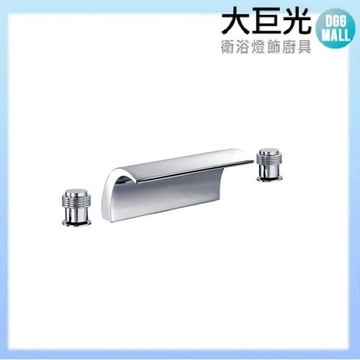 【大巨光】浴用檯面雙槍水龍頭_3件式(SB-0403)