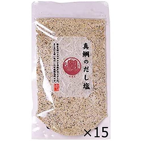 はぎの食品(株) 真鯛のだし塩 160g 15個セット 調味料 お吸い物 茶碗蒸し スープ おにぎり