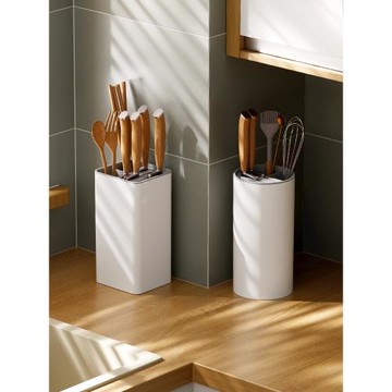 刀架廚房用品置物架多功能臺面款可拆洗放勺子筷子刀具收納架一體