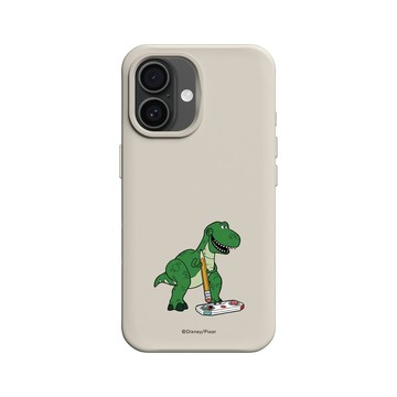 iPhone 16 SolidX 貝殼灰 - 迪士尼-玩具總動員 Toy Story - 抱抱龍打電玩