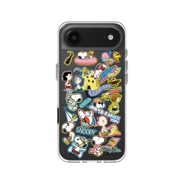 iPhone Air Clear Case（相機按鈕） 透明 - 史努比 Snoopy - 夏日活動