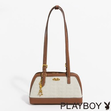 PLAYBOY - 肩背包  Chic Stroll系列 - 咖色
