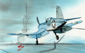 左副翼、踩右舵