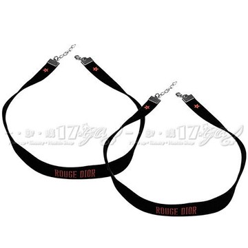 【VT薇拉寶盒】Dior 迪奧 ROUGE DIOR黑絨頸鍊*2(5色隨機)