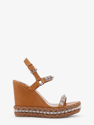 Pyraclou 110 plateau sandals with studs - CHRISTIAN LOUBOUTIN - gender_Woman