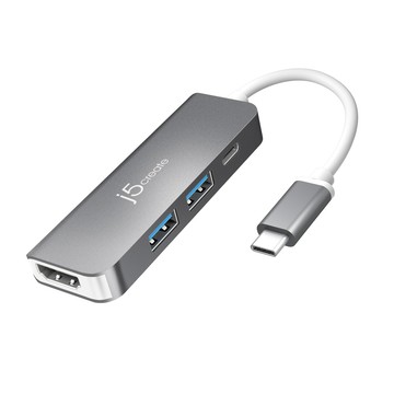 j5create USB-C 5合1擴充迷你集線器-JCD371
