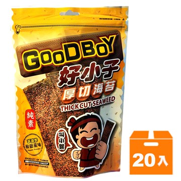 好小子 厚切海苔-椒鹽風味 30g (20入)/箱【康鄰超市】