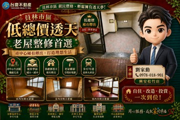 老屋翻新首選｜小劉推薦員林市區．低總價透天｜彰化縣員林市南昌路