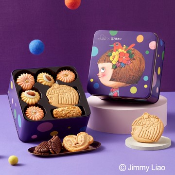 【喜憨兒】幾米聯名禮盒-完美小孩｜幸福版(紫色)｜鐵盒