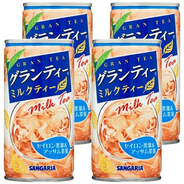 SANGARIA 山加利 奶茶飲料  190ml  4罐