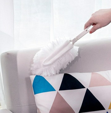 [Hare.D]摺疊款 靜電除塵撢 除塵撢 除塵紙 除塵布 超細纖維 除塵 雞毛撢子 除塵撢子 除塵棒 打掃用具