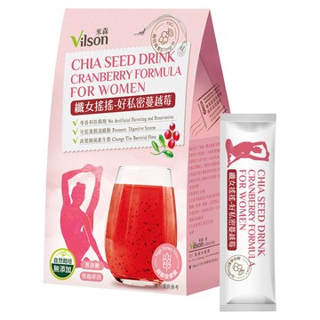 Vilson 米森 纖女搖搖系列 好私密蔓越莓 8包  64g  1盒