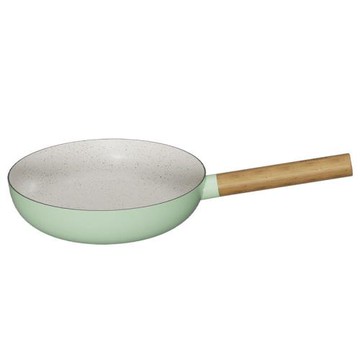 美.菱平底煎鍋 MGJ-LC2404奶鍋不粘鍋牛油果家用湯鍋煎煮一體鍋
