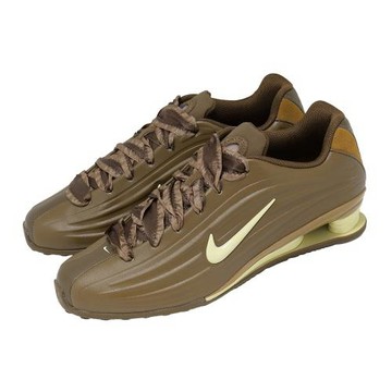 Nike 休閒鞋 Wmns Shox Z Lace 女鞋 棕 緩震 彈簧鞋 緞面鞋帶 IV6171-200