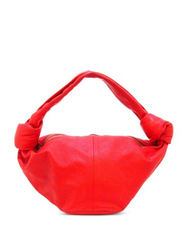 Bottega Veneta Pre-Owned - Double Knot handbag - women - Lambskin - One Size - Red