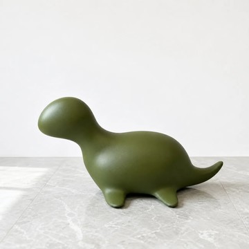 Mr. Charlie Charlie Footstool 恐龍傢飾 純色 - Mauve藕荷色