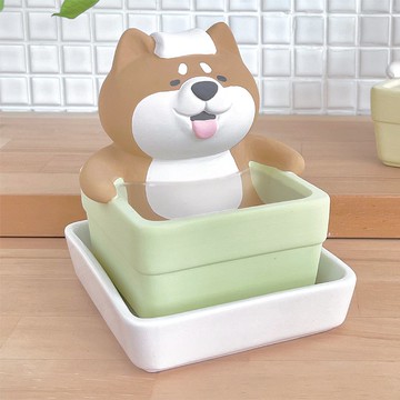 日本Decole 自然氣化加濕器 - 濕潤泡湯之小柴犬